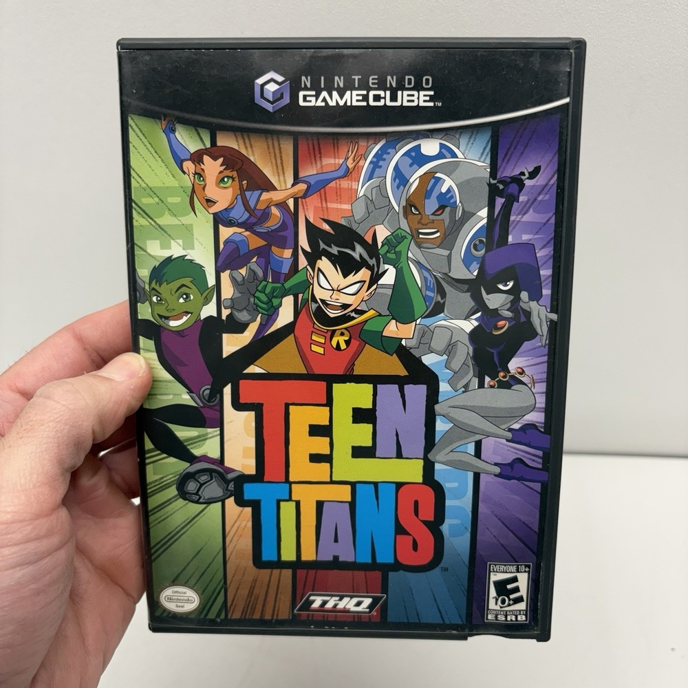 Teen Titans (Nintendo GameCube, 2006) Disc & Case Only